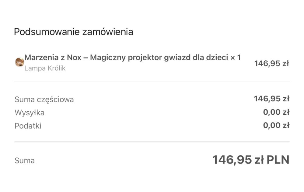 Projektor dla dziecka