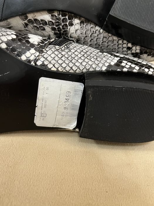 Botki/kowbojki skóra węża AZAREY rozmiar 38