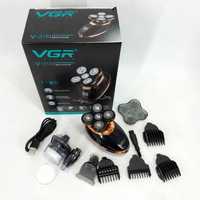 Электробритва VGR V-316 аккумуляторная, триммер для усов и бороды.