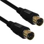 Cabo S-Video Mini DIN 4 Pin macho/macho DVD DSS VCRs DVR/PVR 4,5m