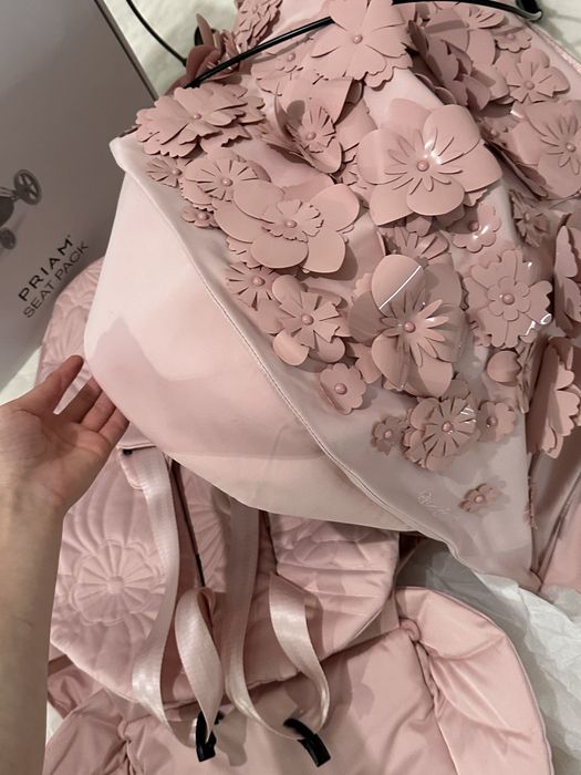 Cybex Priam 4.0 Simply Flowers Pink — НОВА, рідкісна в Україні тканина