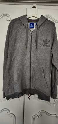 Adidas Originals Zip Hoodie Bluza z kapturem rozpinana szar