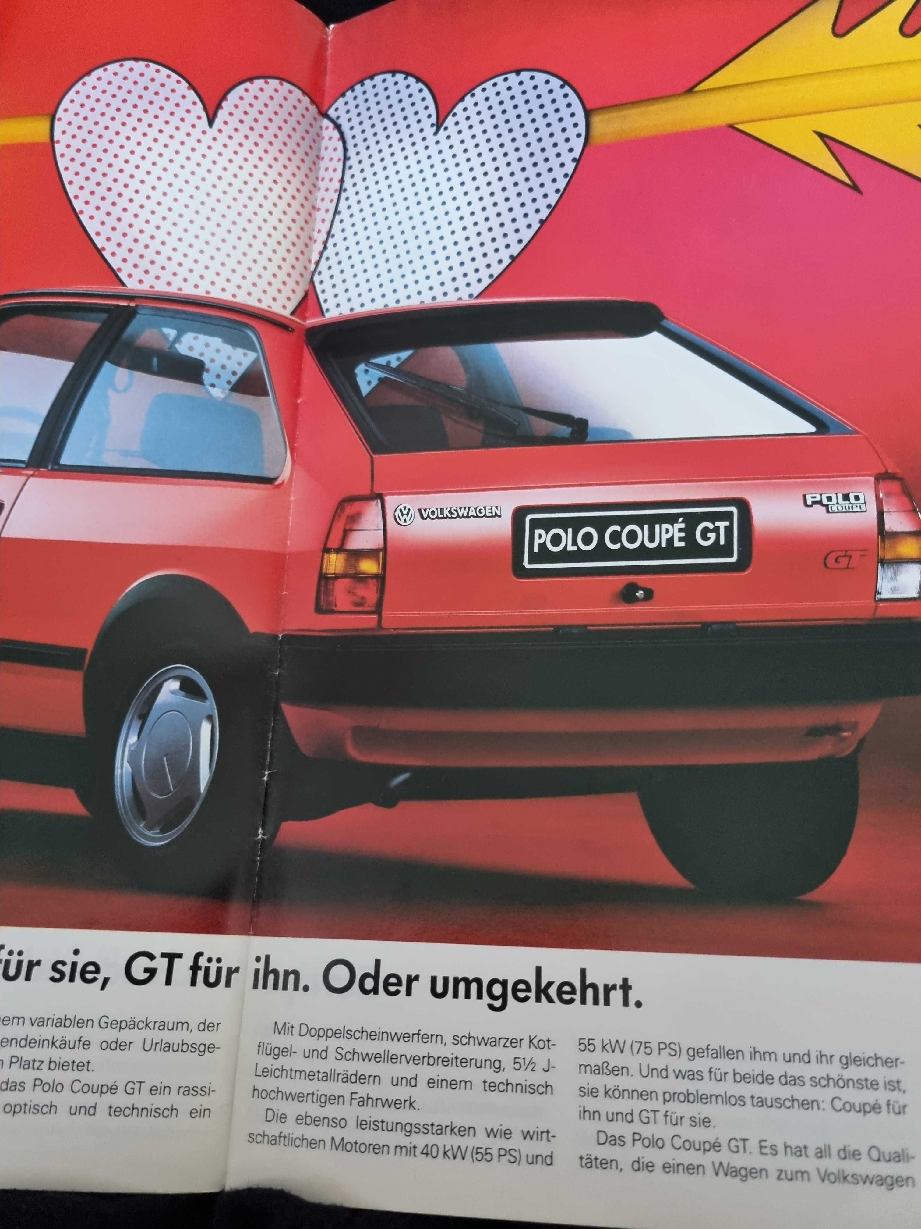 Prospekt VW modele roku 1988