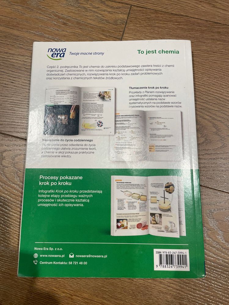 Podręcznik To jest chemia z nowej ery zakres podstawowy dla klas 2