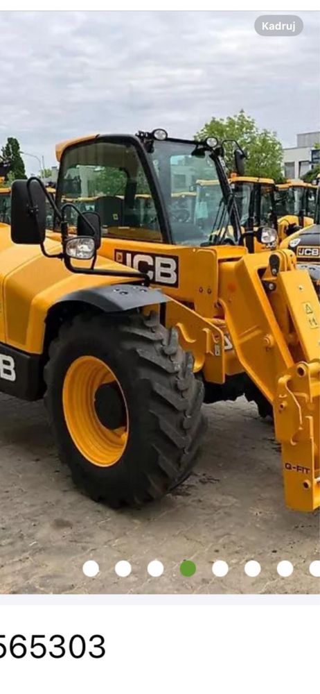 Części jcb 530-70 teleskop ramie 531-70