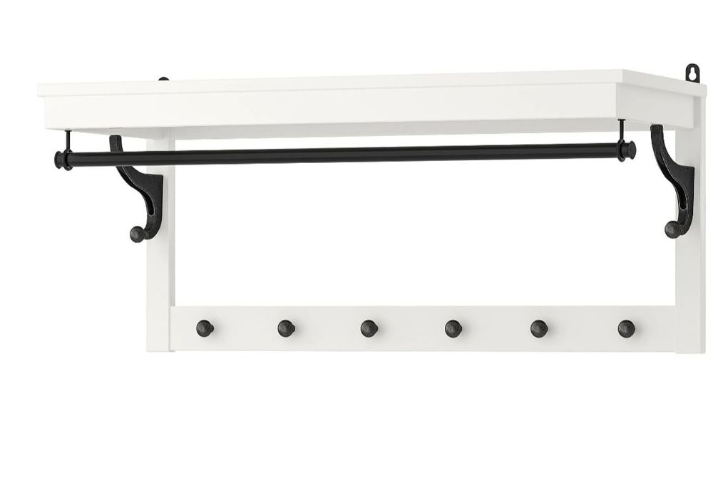 Ikea hemnes  półka na kapelusze   biały