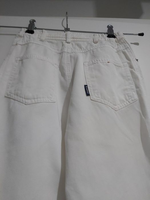 Przepiękne Białe spodnie 128 cm. Jak NOWE