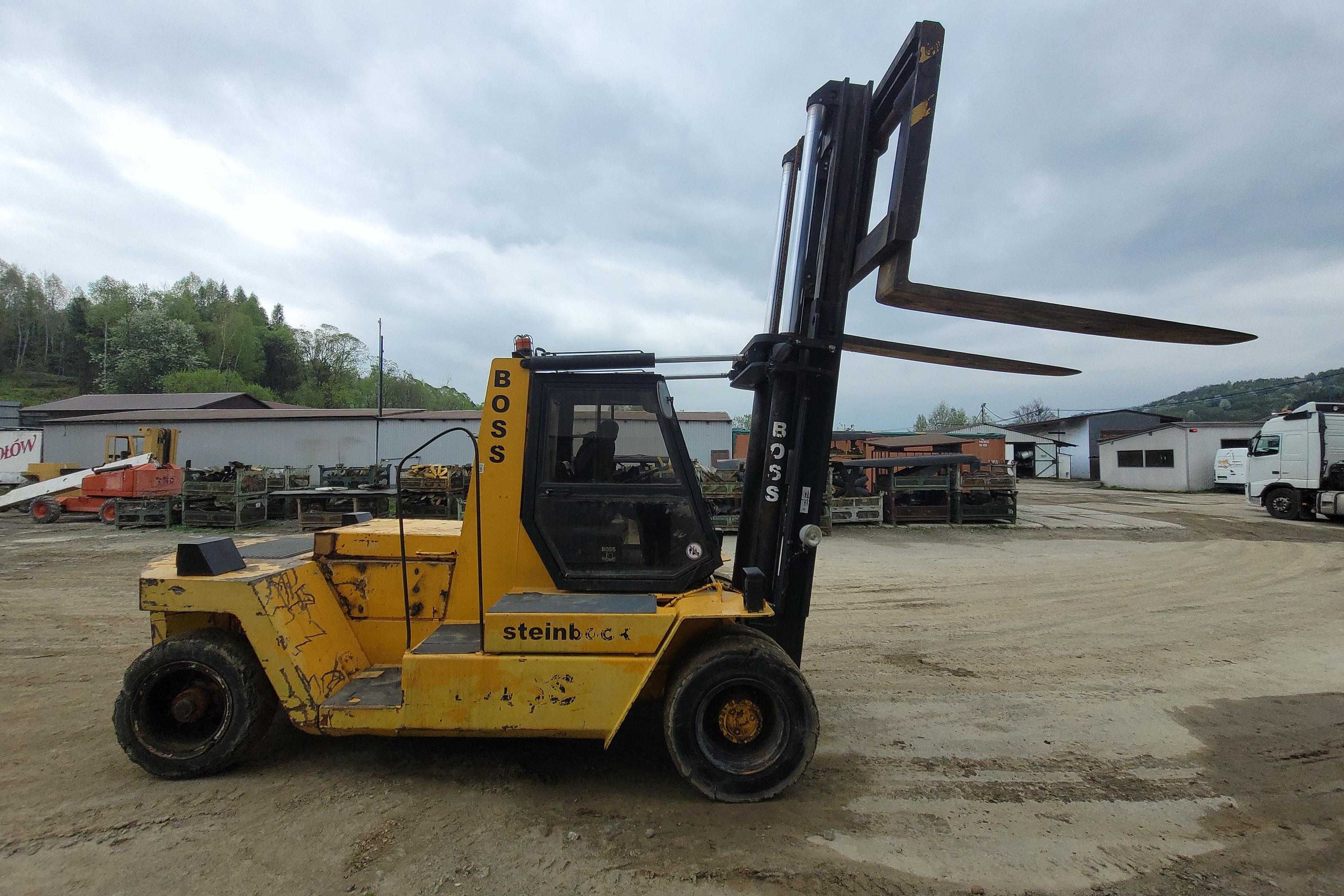 Wózek widłowy Steibock Boss B1409. Silnik Perkins. 14 ton udźwigu.