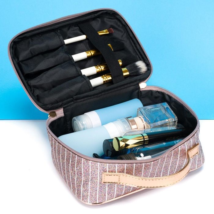 pojemna kosmetyczka damska na suwak - peterson