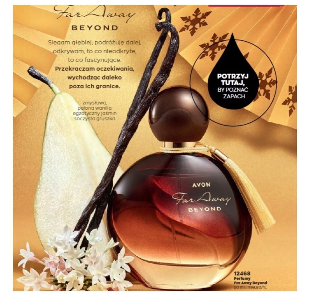 Avon FAR AWAY BEYOND 50 ml + balsam perfumowany 125 ml