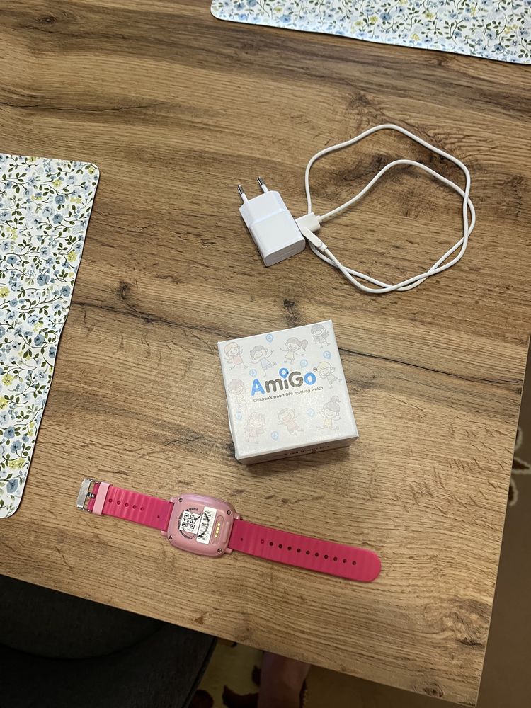 Смарт-годинник для дітей AmiGo GO001 iP67 Pink