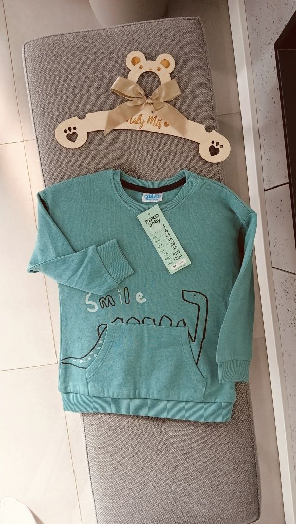 NOWA Bluza dla chłopca r.98 dinozaur