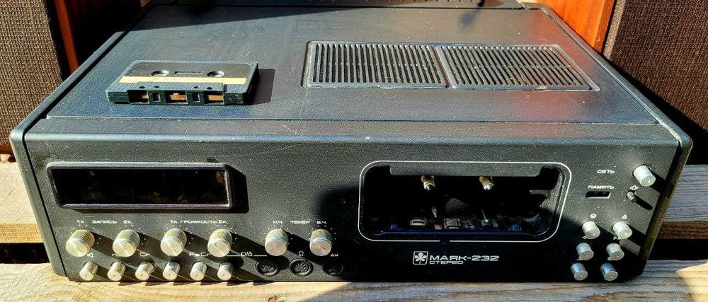 Маяк-232 Стерео з колонками, раритет, робочий коллекційний стан, СРСР