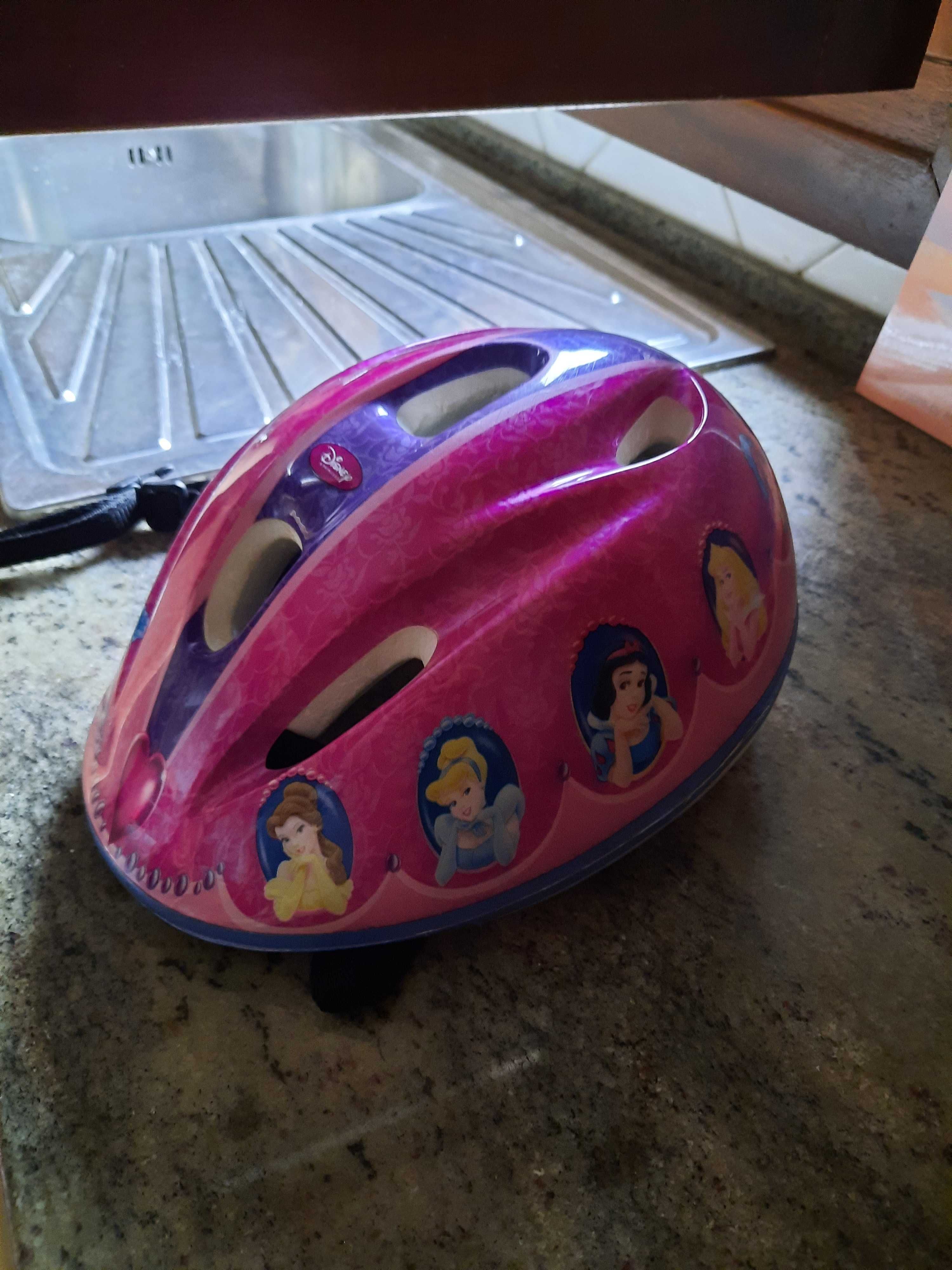 Capacete bicicleta criança Princesas Disney