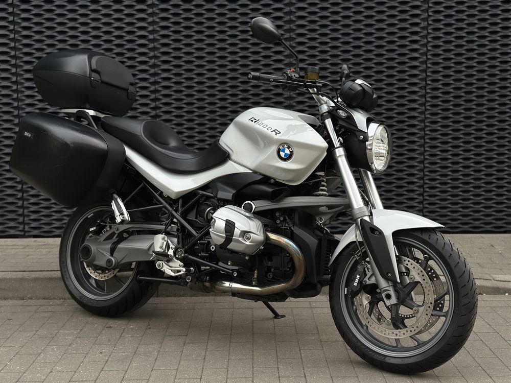 Super BMW R1200 R R1200R Esa Asc Abs KUFRY Gratis Szyba Pełna Historia