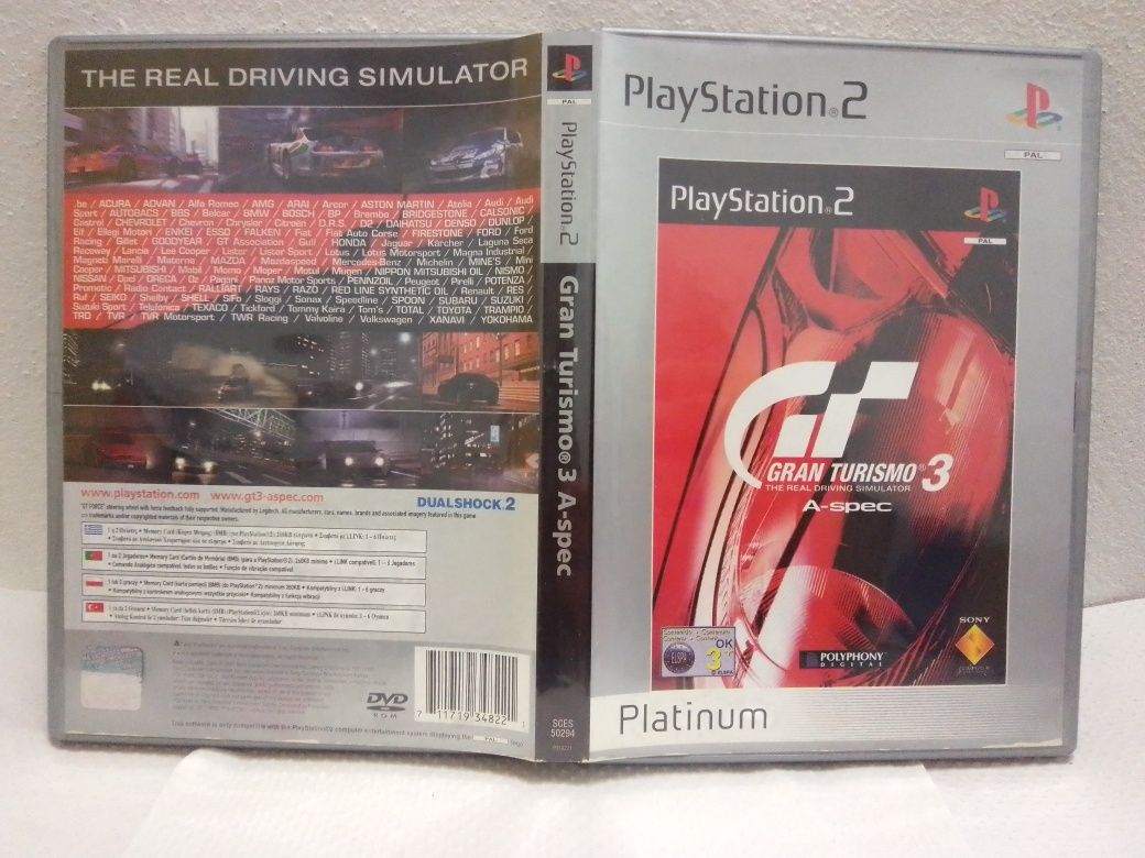 Jogo Gran Turismo 3 A-Spec, para Playstation 2 PS2