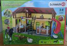 Schleich Farm World, stajnia 42485 !kompletna!