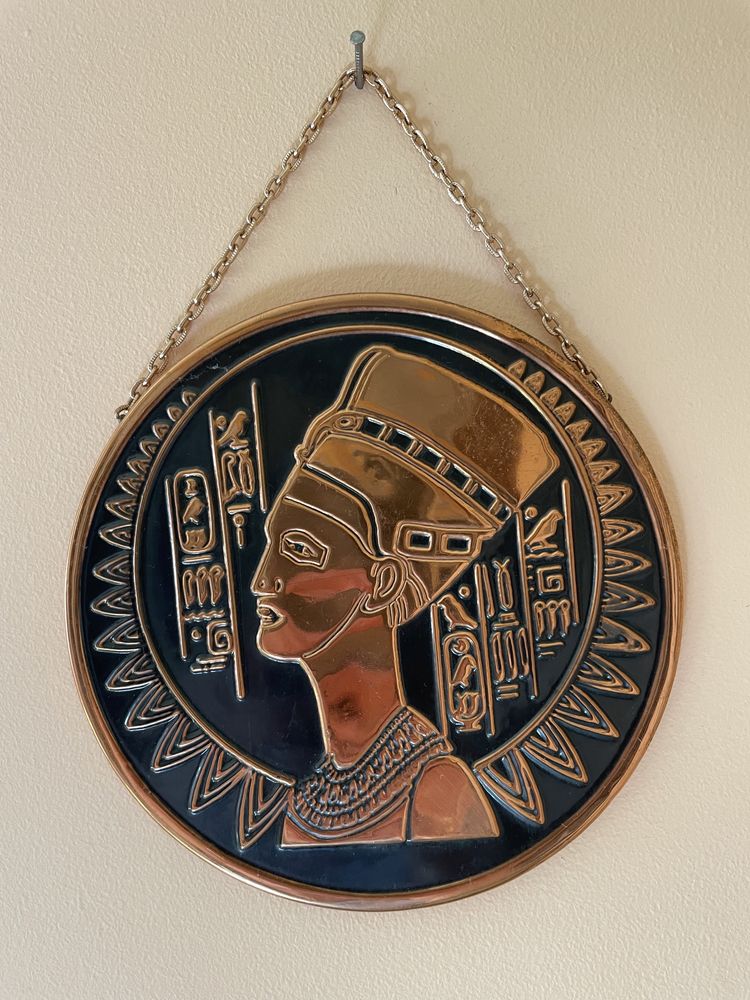 Faraon obrazek metal medalion