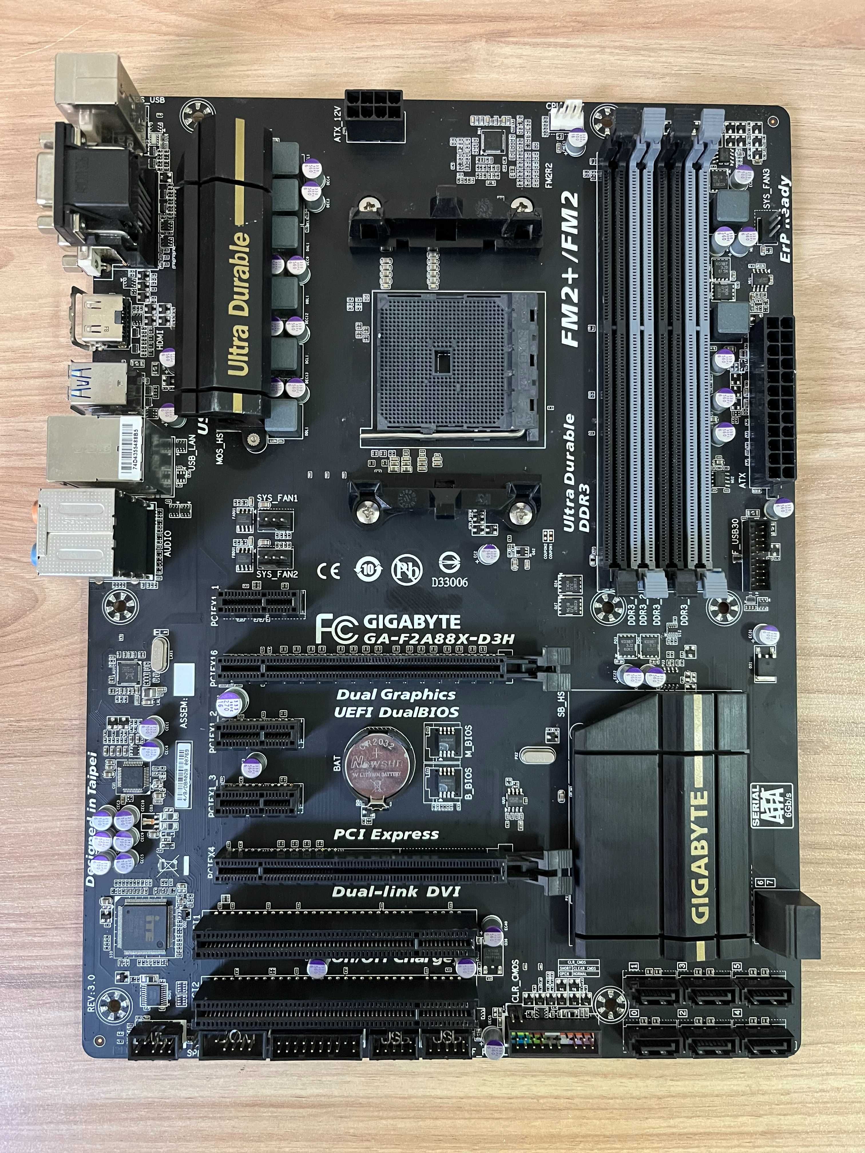 Материнская плата Gigabyte GA-F2A88X D3H sFM2+ DDR3