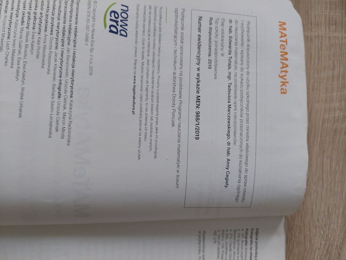 Matematyka 1 zakres podstawowy i rozszerzony