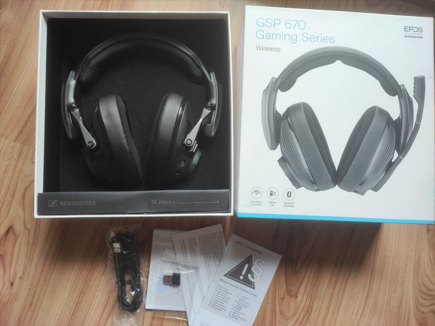Słuchawki Gamingowe bezprzewodowe Sennheiser GSP 670 Epos Bluetooth