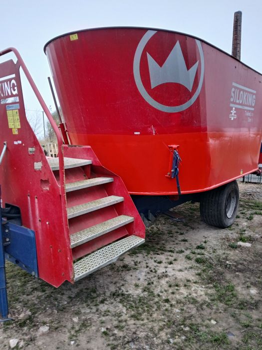 Wóz Paszowy Paszowóz SILOKING Tył Wysyp