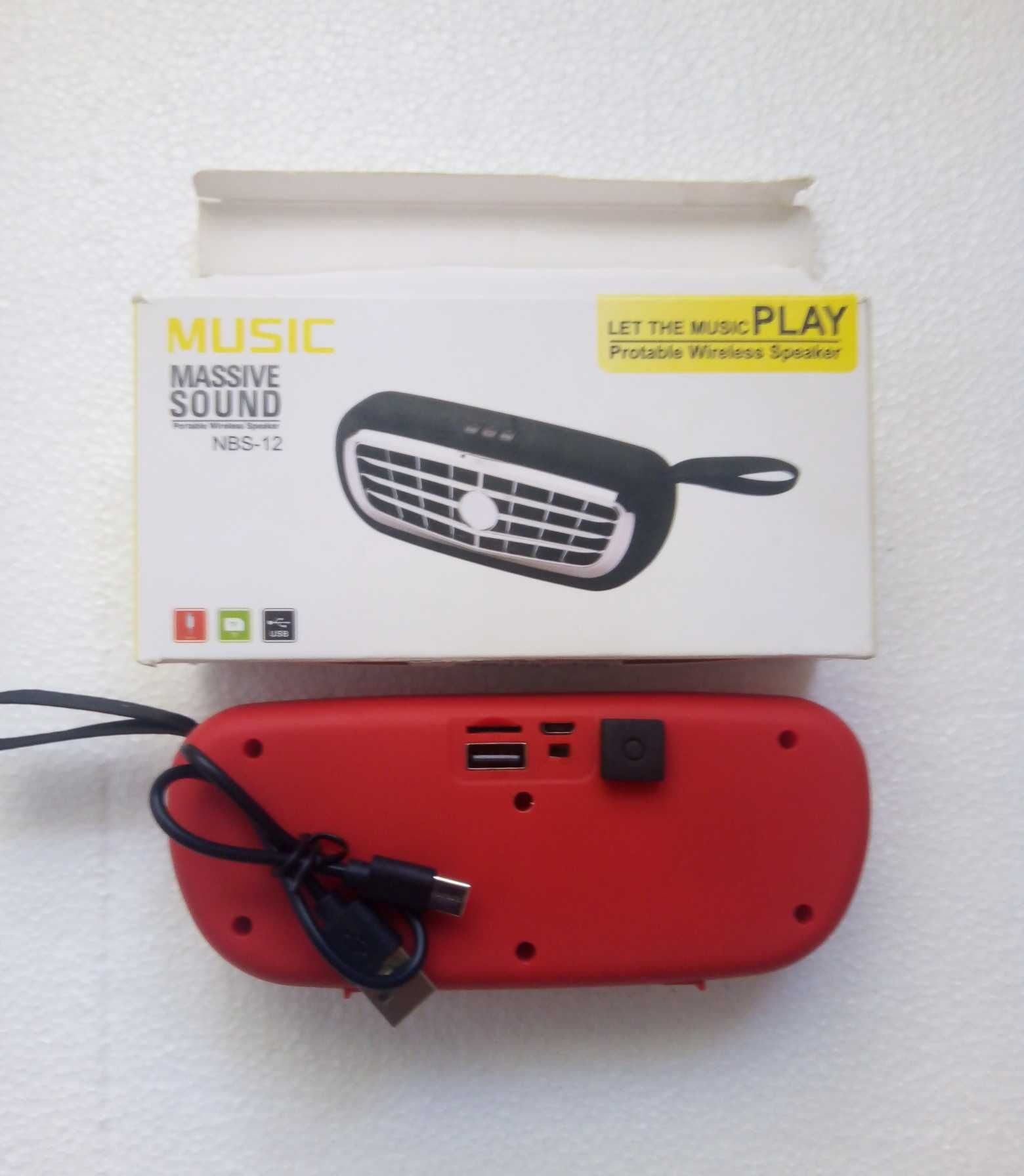 Портативна музыкальная колонка  Bluetooth Fm Micro so акумулятор 18650