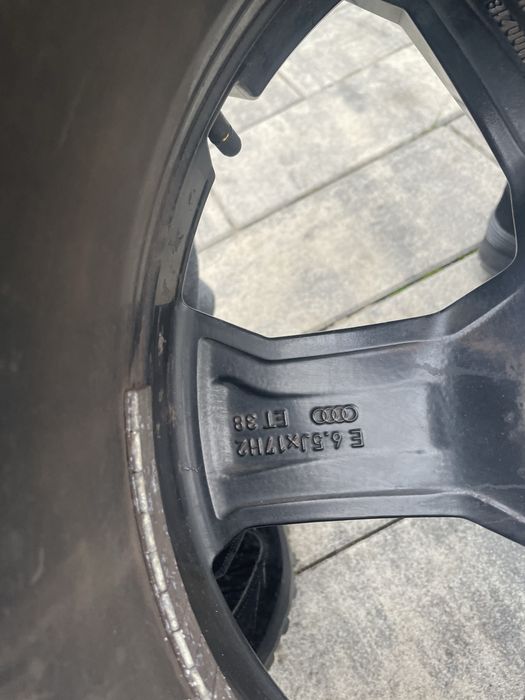 Audi Q3 Felgi*Koła*Zima*215/60r17*Oryginał*Czarne*9mm