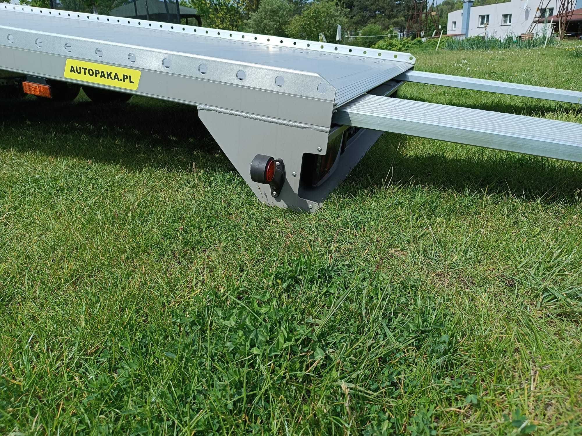 Laweta aluminiowa uchylna z wypełnionym środkiem 5m DMC 3500kg