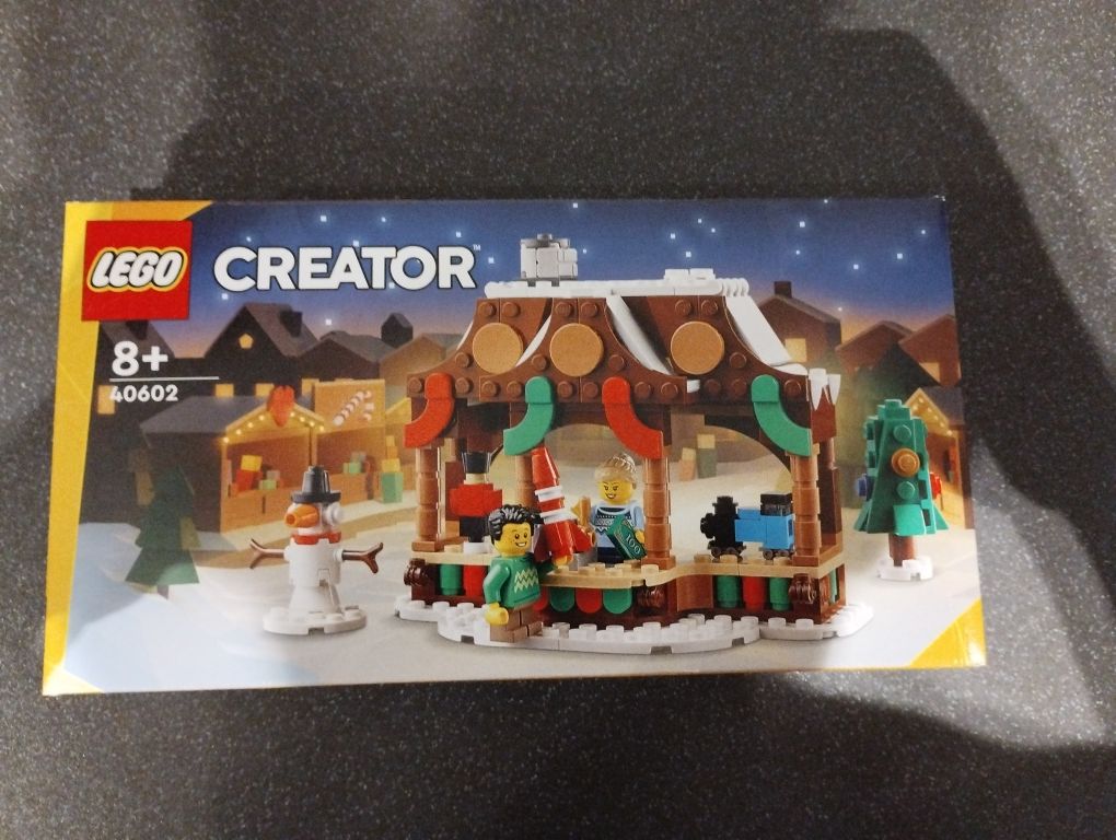 LEGO 40602, Stoisko świąteczne, nowy, zaplombowany.
