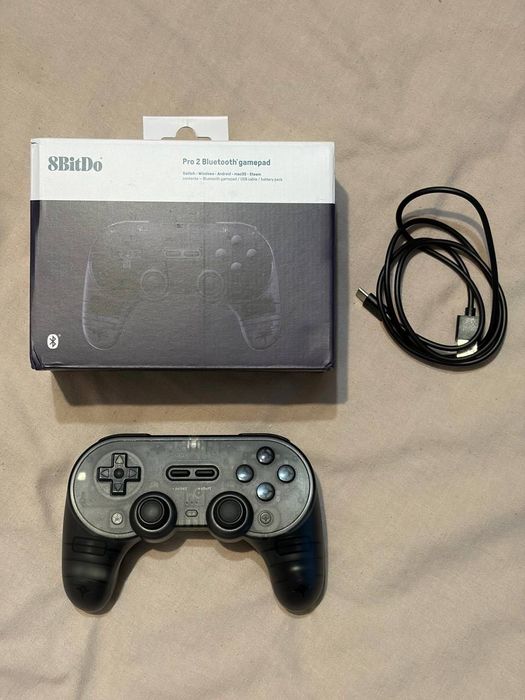 Бездротовий геймпад 8BitDo Pro 2 Windows/Mac/Android/iOS/NSW Black