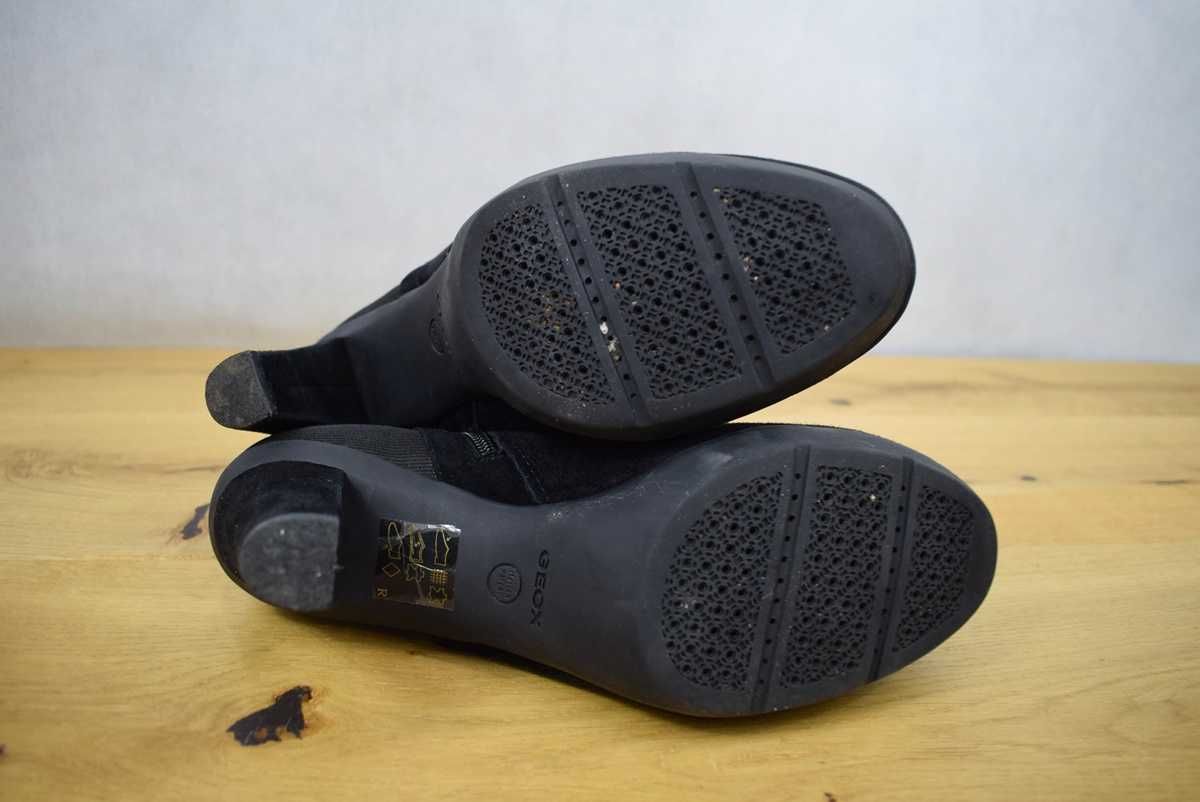 Geox Respira, Boots, botki skóra naturalna (39)