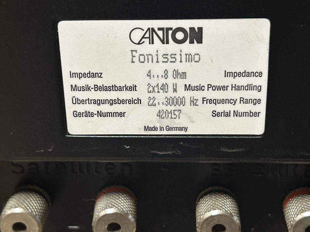 Zestaw 2.1 CANTON Fonissimo