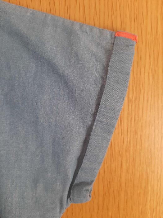 Vestido algodão azul ganga -10 anos (140 cm)