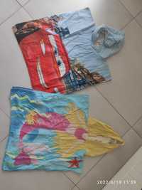 2 ręczniki plażowe dla dzieci z kapturem