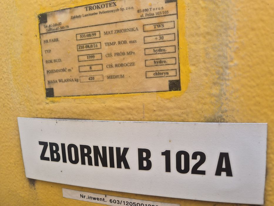 Zbiorniki na nawóz RSM  Trokotex 2 szt 8000L likwidacja gospodarstwa