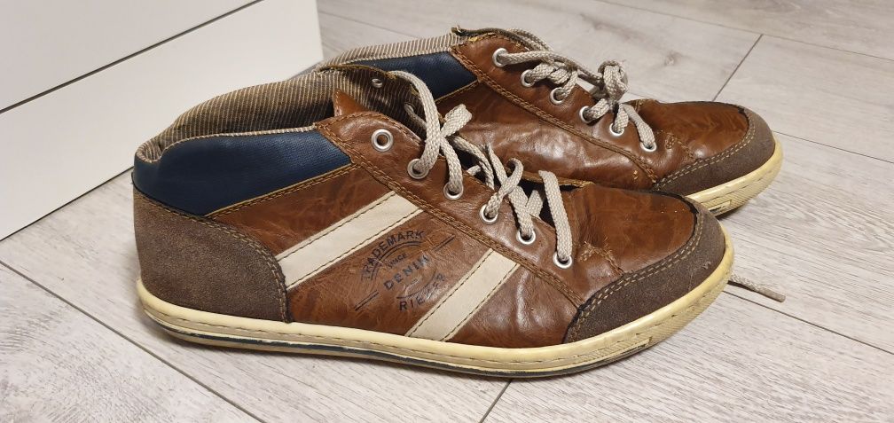Buty skórzane RIEKER męskie rozmiar 42,5 wkładka 27cm
