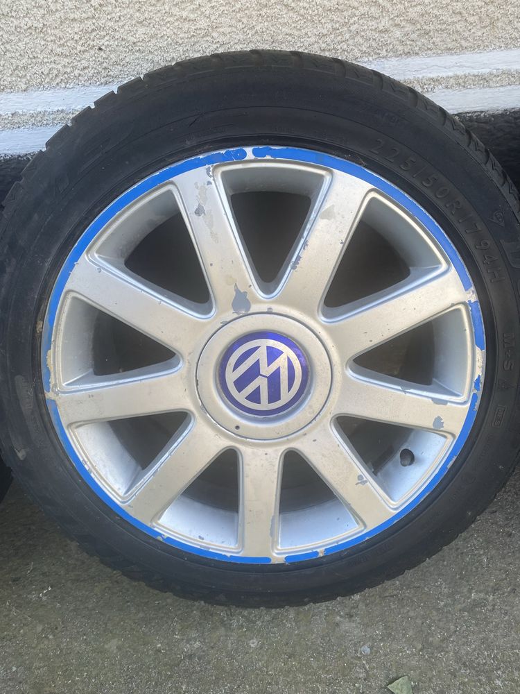 Диски титани 5*112 , 225/50 R17 vag резина зимова