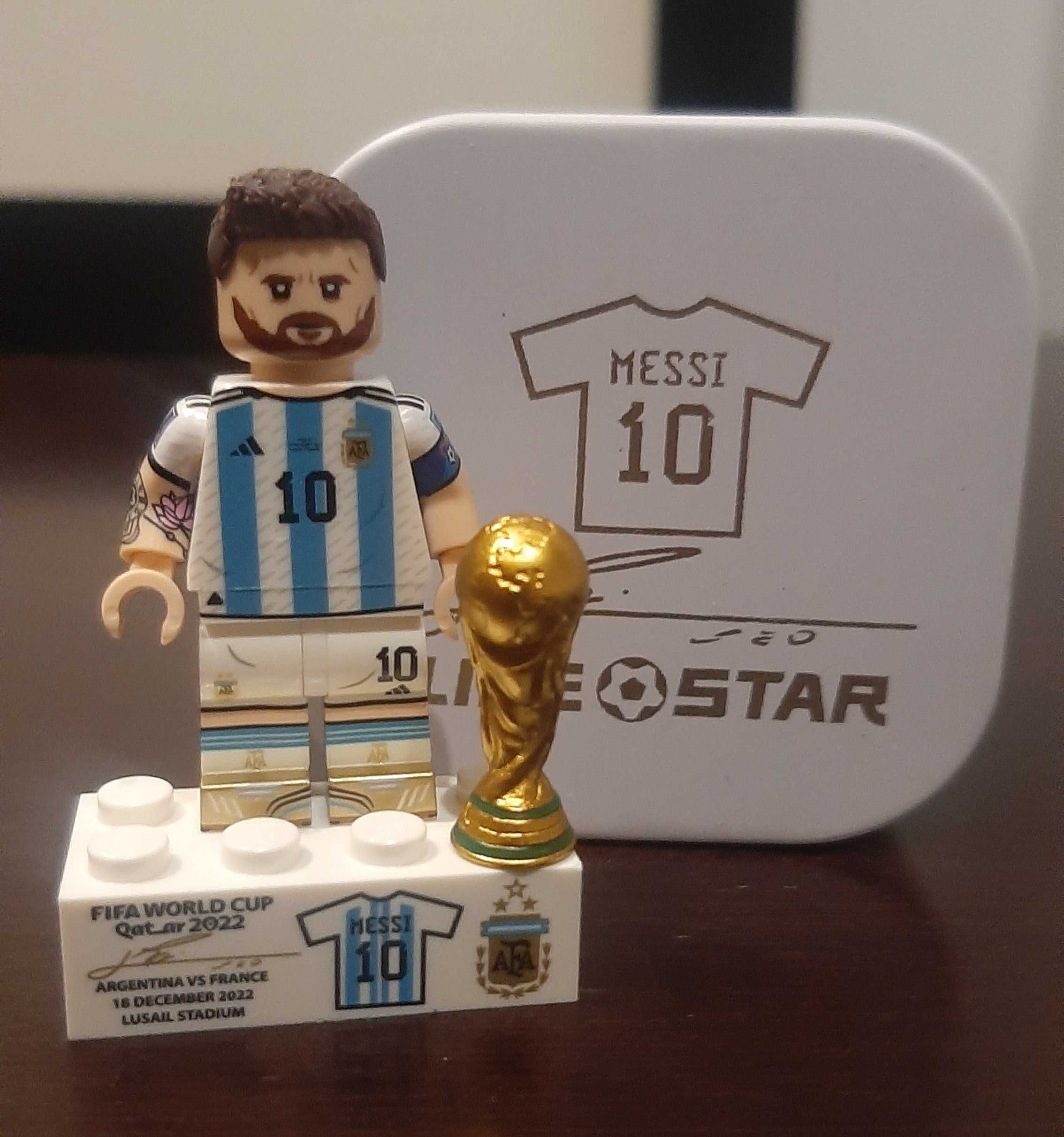 Messi Mundial 2022 Qatar - Lifebrick LEGO Custom Minifigure