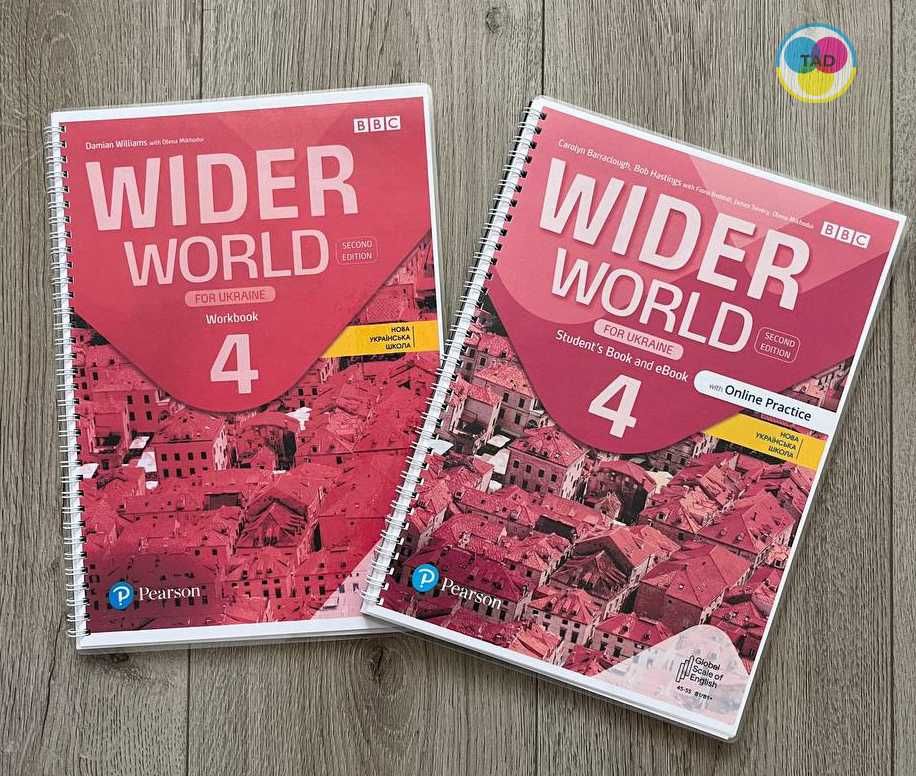 Wider World ( Second Edition) for Ukraine НУШ всі рівні – 1, 2, 3, 4