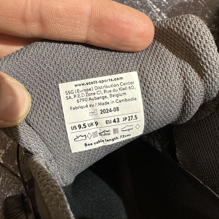 Нові кросівки велотуфлі велосипедки Scott Crus R 43 розмір 27.5 см