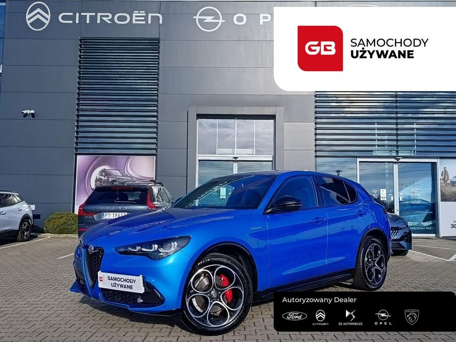 Alfa Romeo Stelvio 2.0 280KM Veloce Q4 AWD Automat Skóra Salon PL 1 właściciel Vat 23%