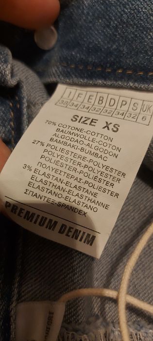 Kuloty jeansowe AD'ORO spodnie szerokie nogawki nowe z metkami