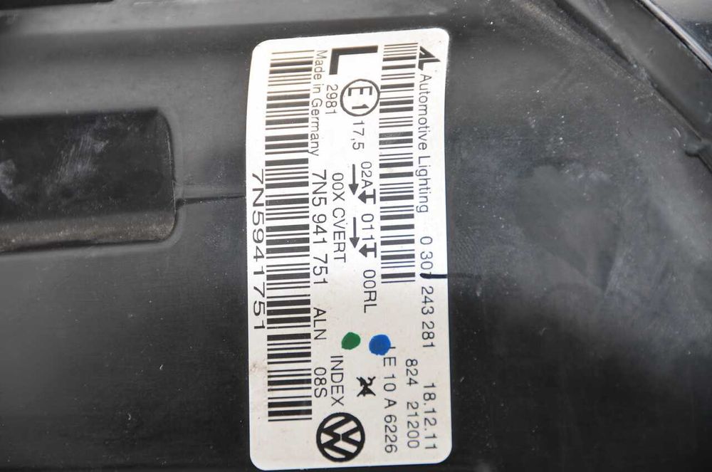 SEAT ALHAMBRA XENON skrętna lewa lampa przednia