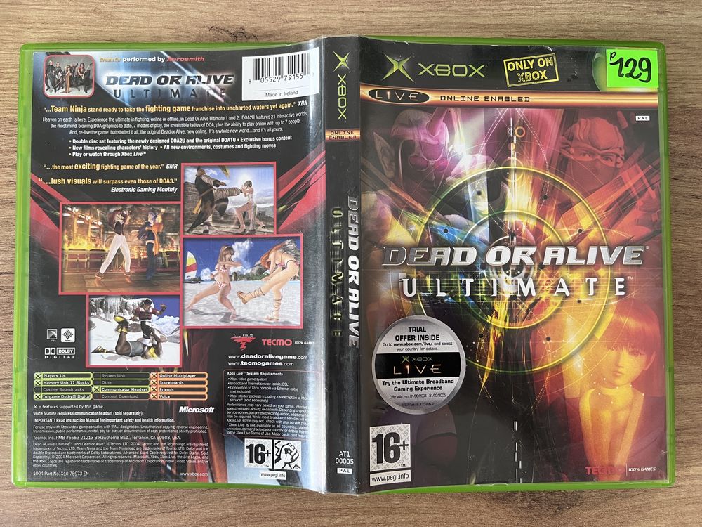 Dead or Alive Ultimate Xbox Classic