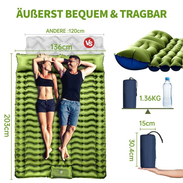 Samopompująca mata do spania