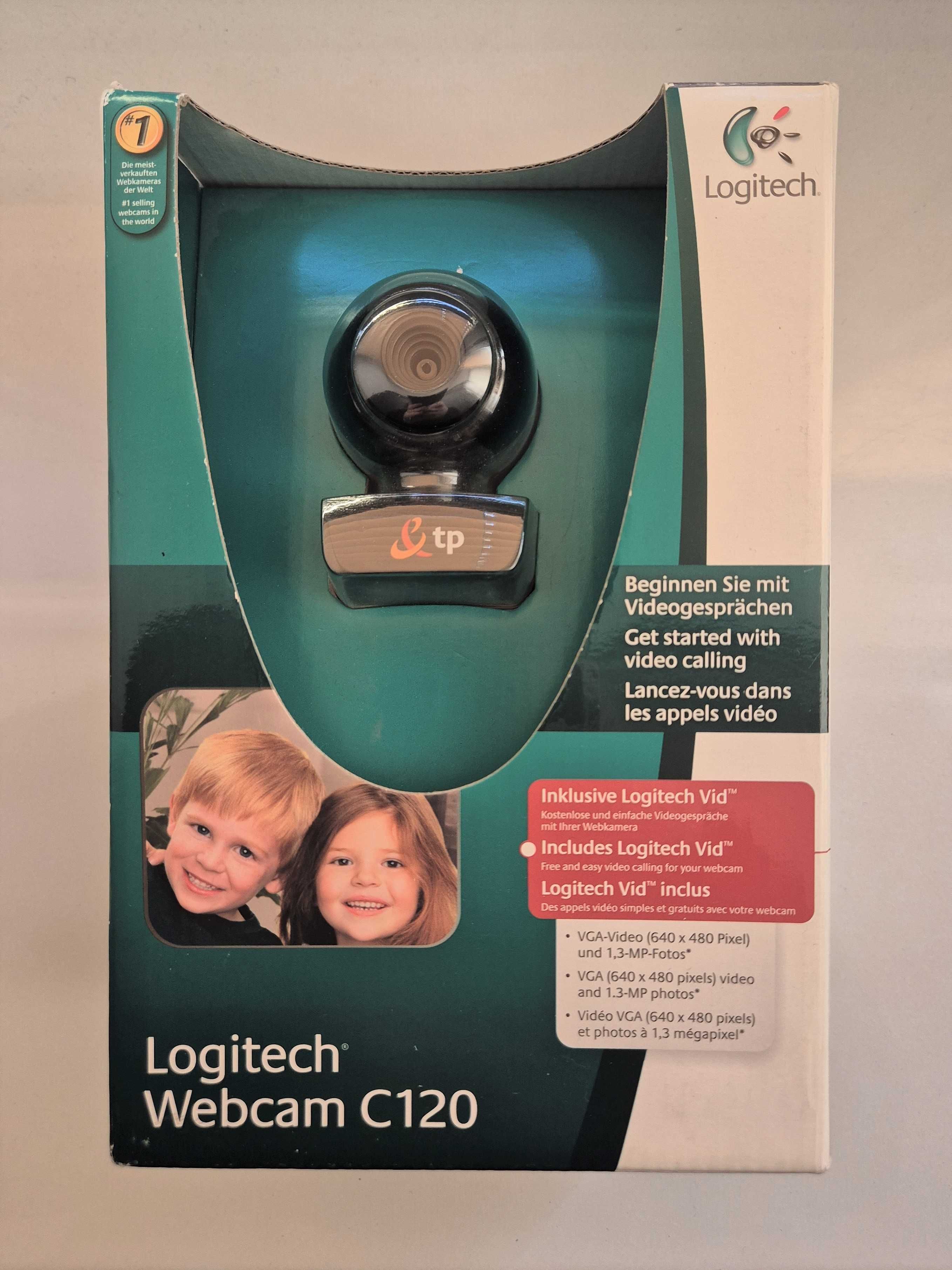 NOWA kamerka internetowa do laptopa Logitech Webcam C120