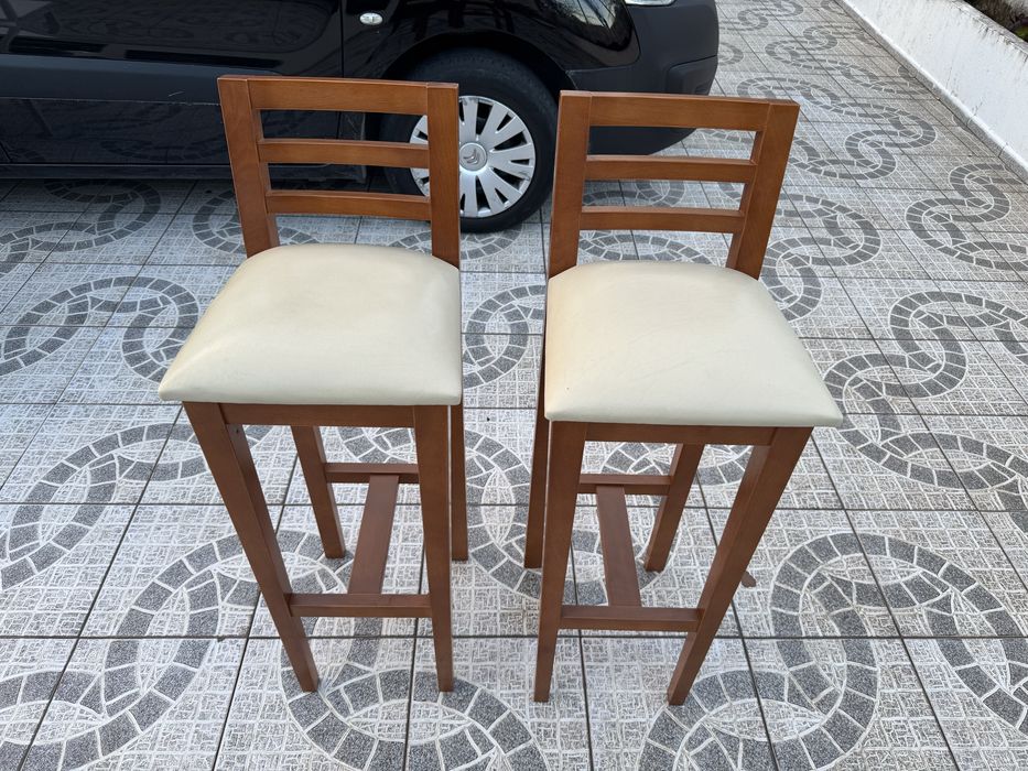 Cadeiras de Bar almofadadas