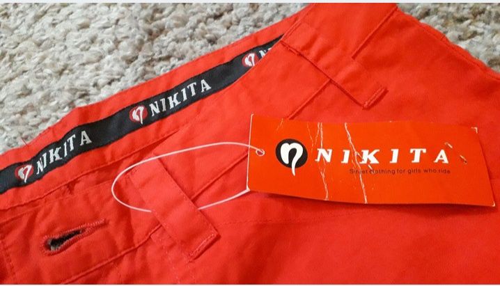 Spodnie Nikita czerwone bojówki nowe z metką