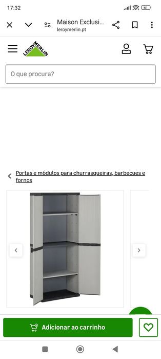 Móvel de arrumação de ferramentas